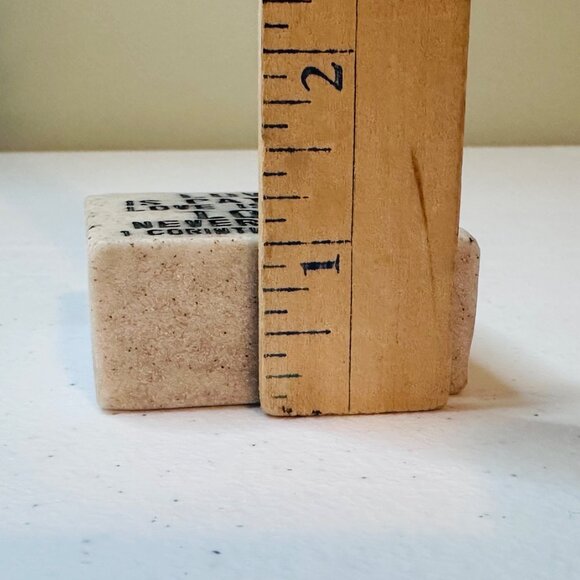 Valentines Day Love is Patient Stone Block Home Decor With 1 Corinthians 13:4, 8 - Picture 5 of 8